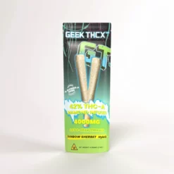 GeekプレミアムTHCX THC-Aダイヤモンドプレロール4G×2本