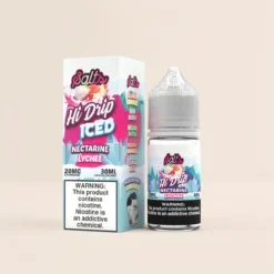 Hi-Drip Salts プレミアム アイスネクタリンライチ 30ml E-ジュース