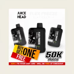 Juice Head Flex Disposable 50000Puffs アイス&ニコチン調整機能 使い捨てベープ